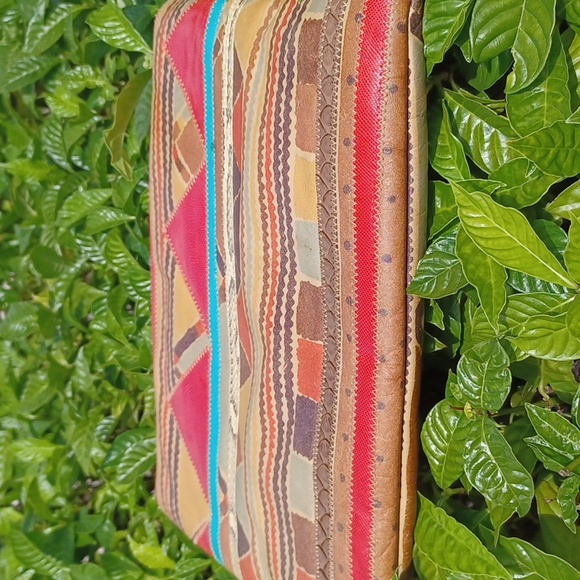 Vintage Patchwork Envelope or crossbody hanbag - Picture 2 of 9